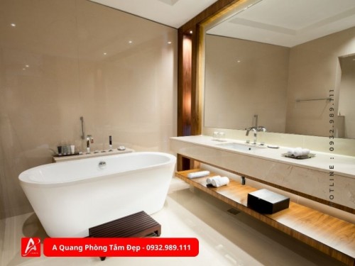 Bộ tủ chậu lavabo dành cho khách sạn
