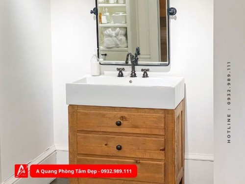 Bộ tủ chậu lavabo kích thước loại nhỏ
